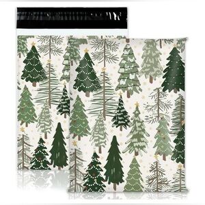 Christmas Tree 20 forest tree poly mailers 10 x 13